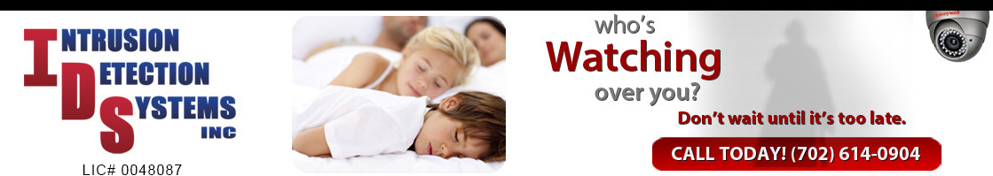 Security Alarm Systems by Instrusion Detection Systems Inc of Las Vegas, Nevada